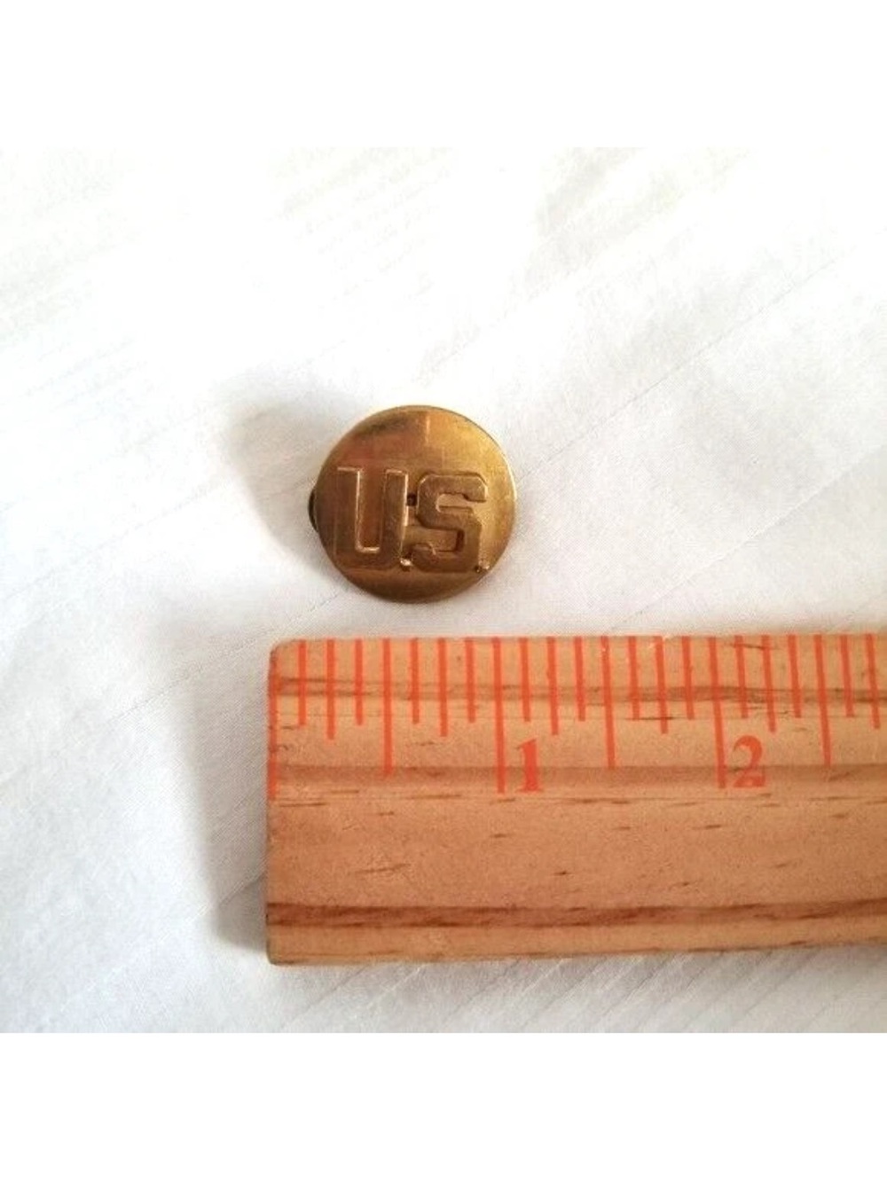 Vintage U.S. Army Gold Tone US Insignia Buttons - Picture 3 of 4